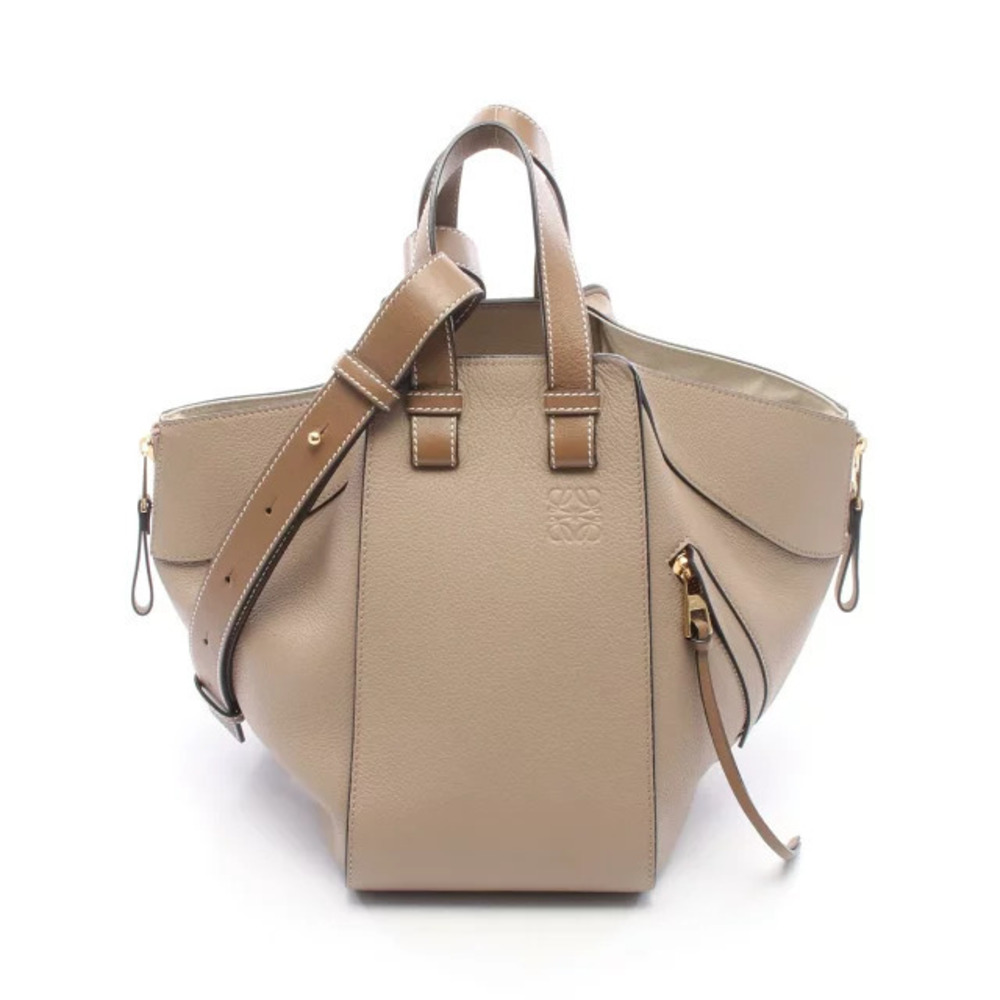 Loewe Hammock Handbag Leather Beige Cream